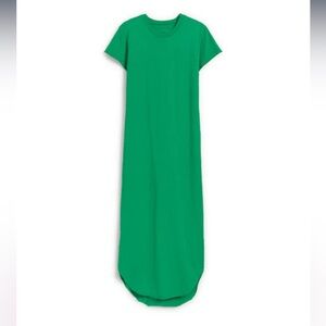 Frank & Eileen Harper Perfect Tee Maxi Dress XS Green (flaws)